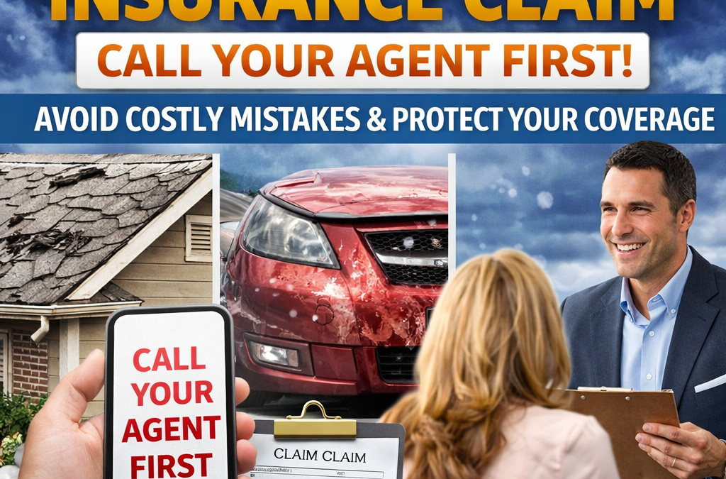 Before You File a Claim — Call Your Agent First