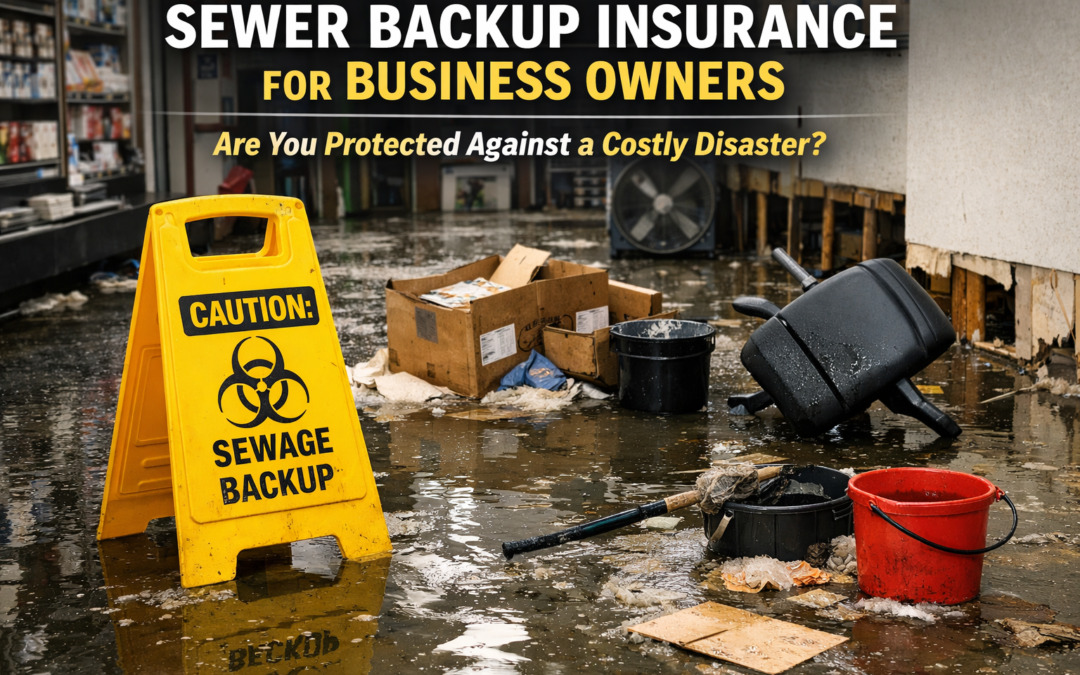Sewer Backup Insurance for Business Owners: The Coverage You Don’t Think About Until It’s Too Late